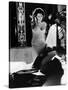Le Bel Antonio by MauroBolognini with Claudia Cardinale and Marcello Mastroianni, 1960 (b/w photo)-null-Stretched Canvas