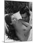 Le Bel Antonio by MauroBolognini with Claudia Cardinale and Marcello Mastroianni, 1960 (b/w photo)-null-Mounted Photo