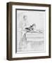 Le Billard, Plate 19 from Les Toquades, 1858-Paul Gavarni-Framed Giclee Print