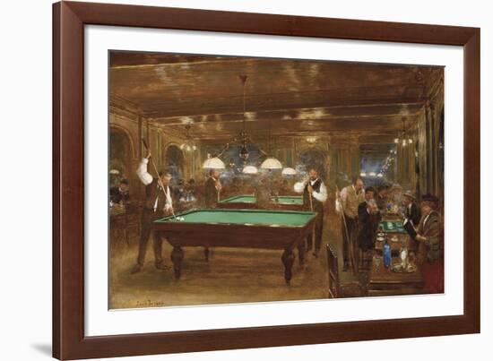 Le Billard-Jean-Georges Beraud-Framed Giclee Print