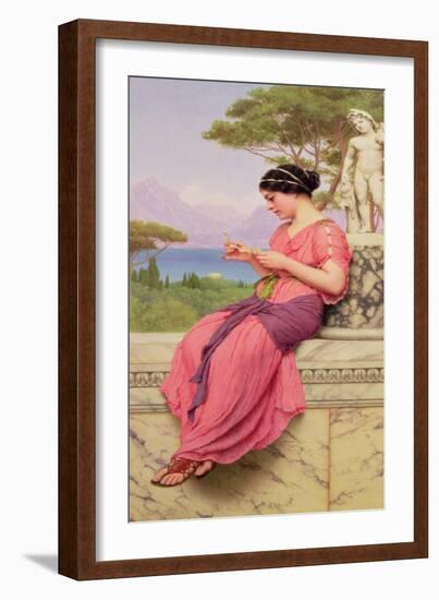 Le Billet Doux, 1913-John William Godward-Framed Giclee Print