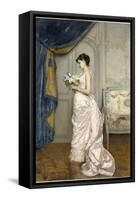 Le Billet-Auguste Toulmouche-Framed Stretched Canvas