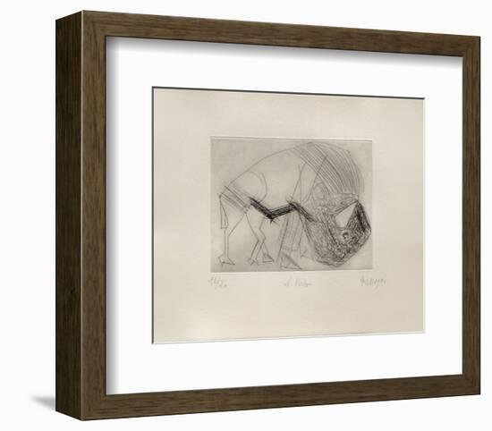 Le Bison-Jean Messagier-Framed Collectable Print