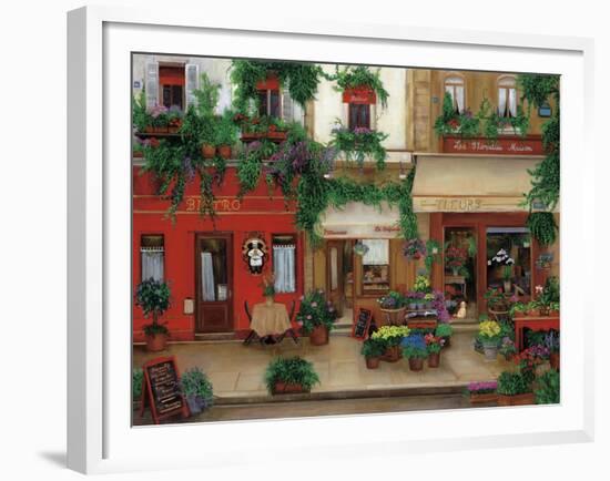 Le Bistro Rouge-Betty Lou-Framed Giclee Print