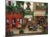 Le Bistro Rouge-Betty Lou-Mounted Giclee Print