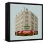 Le Bistrot-Claire Huntley-Framed Stretched Canvas