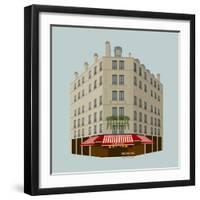 Le Bistrot-Claire Huntley-Framed Giclee Print