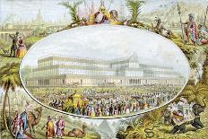 Queen Victoria Arriving to Open the Great Exhibition at the Crystal Palace, London, 1851-Le Blond-Stretched Canvas