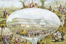 Queen Victoria Arriving to Open the Great Exhibition at the Crystal Palace, London, 1851-Le Blond-Framed Giclee Print