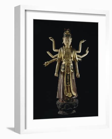 Le bodhisattva Avalokitesvara à huit bras-null-Framed Giclee Print