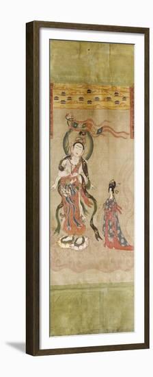 Le bodhisattva Guanyin "qui montre le chemin "-null-Framed Premium Giclee Print