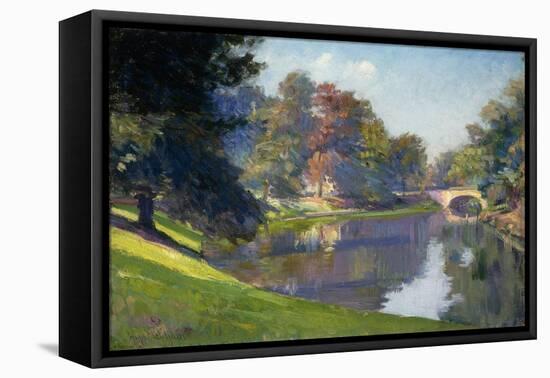 Le Bois de Bruxelles-Hippolyte Petitjean-Framed Stretched Canvas