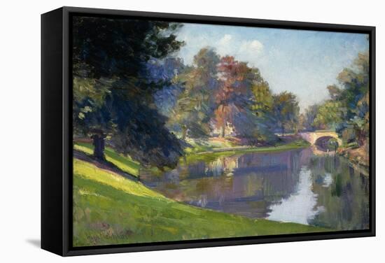 Le Bois de Bruxelles-Hippolyte Petitjean-Framed Stretched Canvas