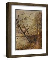 Le Bois Des Roches, Veneux-Nadon, 1880-Alfred Sisley-Framed Giclee Print