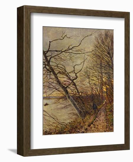 Le Bois Des Roches, Veneux-Nadon, 1880-Alfred Sisley-Framed Giclee Print