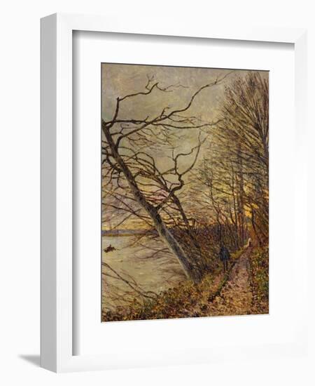 Le Bois Des Roches, Veneux-Nadon, 1880-Alfred Sisley-Framed Giclee Print