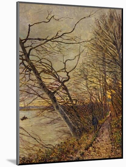 Le Bois Des Roches, Veneux-Nadon, 1880-Alfred Sisley-Mounted Giclee Print