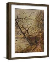 Le Bois Des Roches, Veneux-Nadon, 1880-Alfred Sisley-Framed Giclee Print