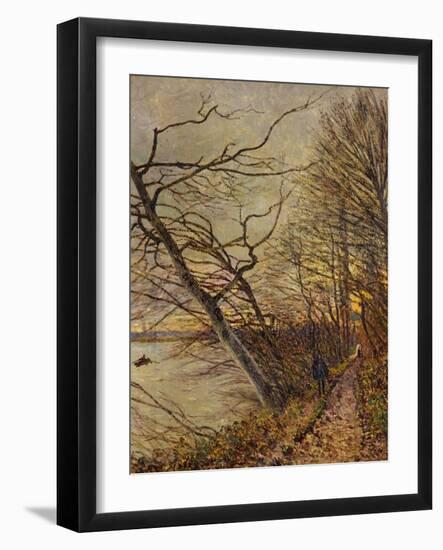 Le Bois Des Roches, Veneux-Nadon, 1880-Alfred Sisley-Framed Giclee Print