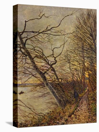 Le Bois Des Roches, Veneux-Nadon, 1880-Alfred Sisley-Stretched Canvas