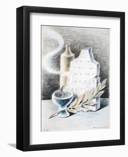 Le Bol Fumant-Sarandis Karavousis-Framed Collectable Print