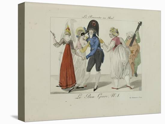 Le Bon Genre: Observations About the Parisian Fashion and Customs-Pierre Antoine Leboux De La Mesangere-Stretched Canvas