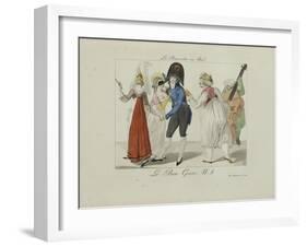 Le Bon Genre: Observations About the Parisian Fashion and Customs-Pierre Antoine Leboux De La Mesangere-Framed Giclee Print