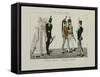 Le Bon Genre: Observations About the Parisian Fashion and Customs-Pierre Antoine Leboux De La Mesangere-Framed Stretched Canvas