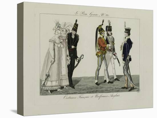 Le Bon Genre: Observations About the Parisian Fashion and Customs-Pierre Antoine Leboux De La Mesangere-Stretched Canvas