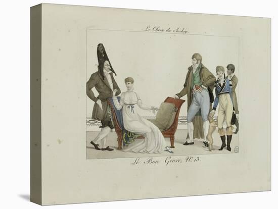 Le Bon Genre: Observations About the Parisian Fashion and Customs-Pierre Antoine Leboux De La Mesangere-Stretched Canvas