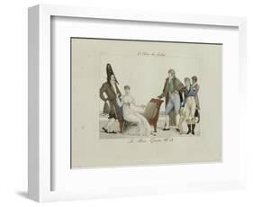 Le Bon Genre: Observations About the Parisian Fashion and Customs-Pierre Antoine Leboux De La Mesangere-Framed Giclee Print