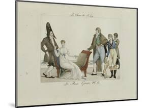 Le Bon Genre: Observations About the Parisian Fashion and Customs-Pierre Antoine Leboux De La Mesangere-Mounted Giclee Print