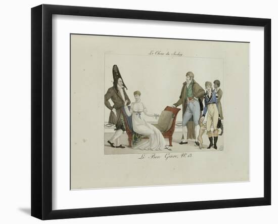 Le Bon Genre: Observations About the Parisian Fashion and Customs-Pierre Antoine Leboux De La Mesangere-Framed Giclee Print