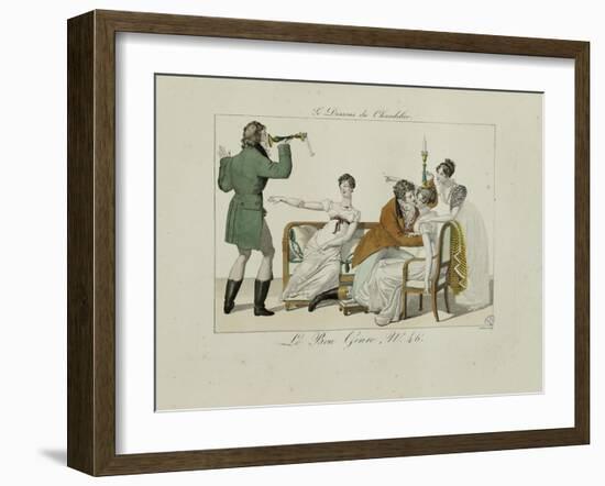 Le Bon Genre: Observations About the Parisian Fashion and Customs-Pierre Antoine Leboux De La Mesangere-Framed Giclee Print