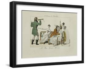 Le Bon Genre: Observations About the Parisian Fashion and Customs-Pierre Antoine Leboux De La Mesangere-Framed Giclee Print