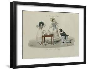 Le Bon Genre: Observations About the Parisian Fashion and Customs-Pierre Antoine Leboux De La Mesangere-Framed Giclee Print