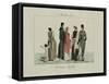 Le Bon Genre: Observations About the Parisian Fashion and Customs-Pierre Antoine Leboux De La Mesangere-Framed Stretched Canvas