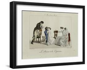 Le Bon Genre: Observations About the Parisian Fashion and Customs-Pierre Antoine Leboux De La Mesangere-Framed Giclee Print