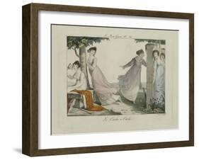 Le Bon Genre: Observations About the Parisian Fashion and Customs-Pierre Antoine Leboux De La Mesangere-Framed Giclee Print