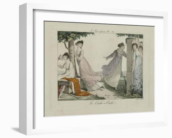 Le Bon Genre: Observations About the Parisian Fashion and Customs-Pierre Antoine Leboux De La Mesangere-Framed Giclee Print