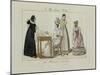 Le Bon Genre: Observations About the Parisian Fashion and Customs-Pierre Antoine Leboux De La Mesangere-Mounted Giclee Print