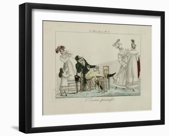 Le Bon Genre: Observations About the Parisian Fashion and Customs-Pierre Antoine Leboux De La Mesangere-Framed Giclee Print