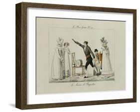 Le Bon Genre: Observations About the Parisian Fashion and Customs-Pierre Antoine Leboux De La Mesangere-Framed Giclee Print