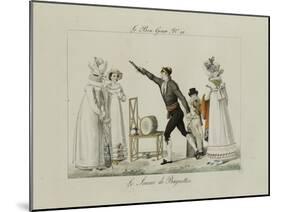 Le Bon Genre: Observations About the Parisian Fashion and Customs-Pierre Antoine Leboux De La Mesangere-Mounted Giclee Print