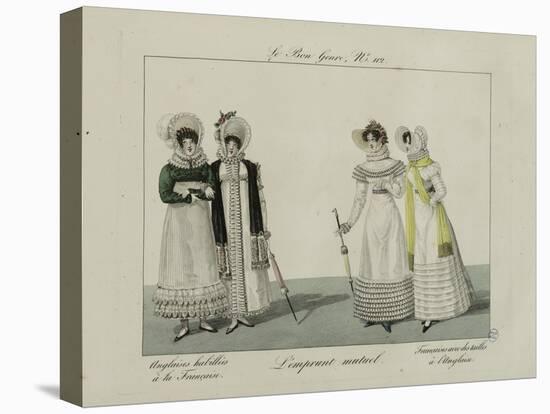 Le Bon Genre: Observations About the Parisian Fashion and Customs-Pierre Antoine Leboux De La Mesangere-Stretched Canvas