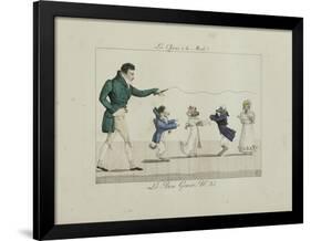 Le Bon Genre: Observations About the Parisian Fashion and Customs-Pierre Antoine Leboux De La Mesangere-Framed Giclee Print