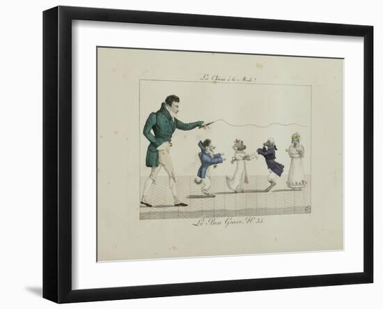 Le Bon Genre: Observations About the Parisian Fashion and Customs-Pierre Antoine Leboux De La Mesangere-Framed Giclee Print