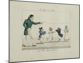 Le Bon Genre: Observations About the Parisian Fashion and Customs-Pierre Antoine Leboux De La Mesangere-Mounted Giclee Print