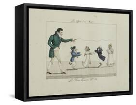 Le Bon Genre: Observations About the Parisian Fashion and Customs-Pierre Antoine Leboux De La Mesangere-Framed Stretched Canvas