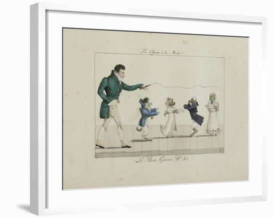 Le Bon Genre: Observations About the Parisian Fashion and Customs-Pierre Antoine Leboux De La Mesangere-Framed Giclee Print